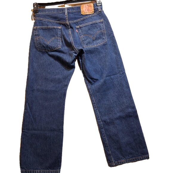 Levi's Other - Vintage Levi's 501xx Y2k 2003 Dark Wash Straight Leg Jeans W33 L30